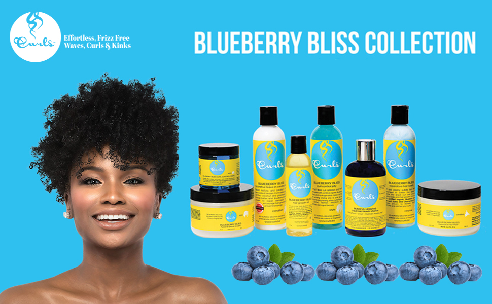 3. Blueberry Bliss Reparative Hair Wash by Curls - wide 7