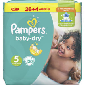 Pampers Diapers Baby Dry Size 5
